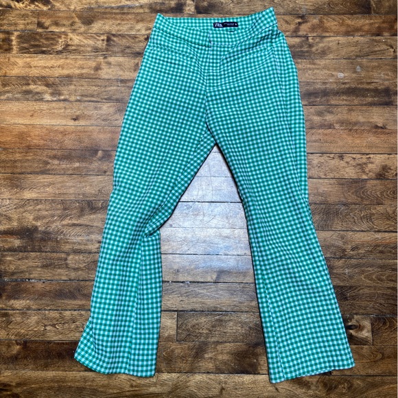 Gingham flare pants - Picture 1 of 6